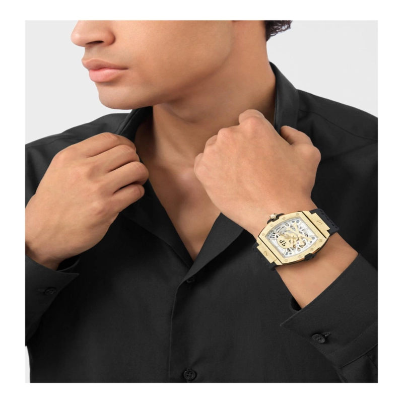 RELOJ AUTOMATICO PHILIPP PLEIN THE KELETON FROSTED PARA HOMBRE EN DORADO - 6