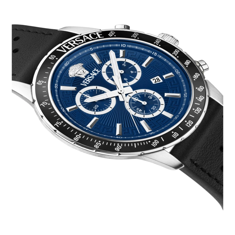 RELOJES VERSACE SPORT CHRONO LEATHER WATCH PARA HOMBRE EN ACERO INOXIDABLE - 4