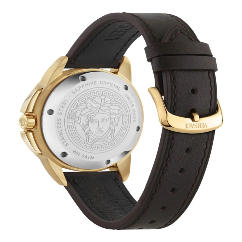 RELOJES VERSACE VSPORT CHRONO LEATHER WATCH PARA HOMBRE EN COLOR DORADO - 4