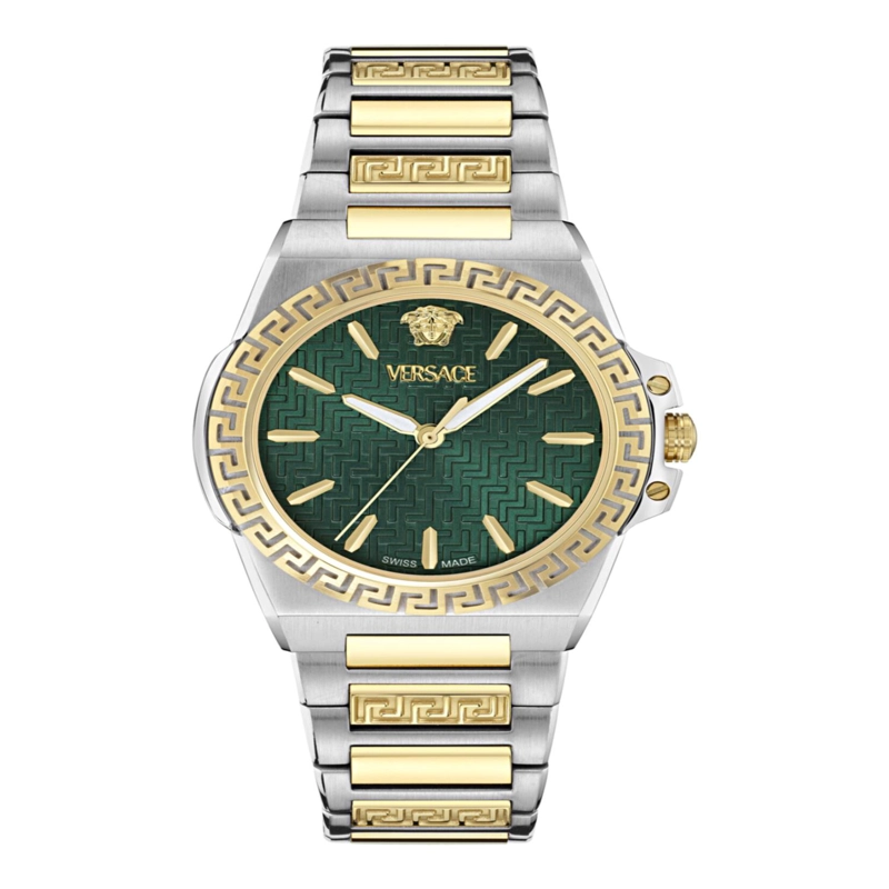 RELOJ DE PULSERA VERSACE GRECA REACTION PARA MUJER EN DOS TONOS - 1
