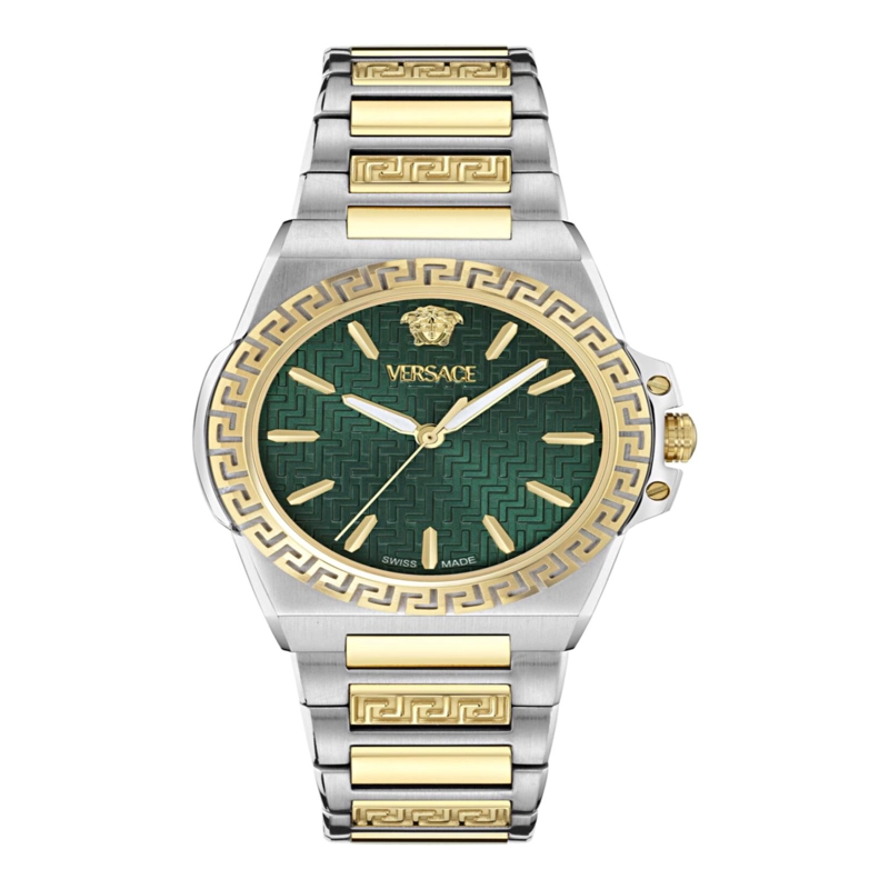 RELOJ DE PULSERA VERSACE GRECA REACTION PARA MUJER EN DOS TONOS - 2