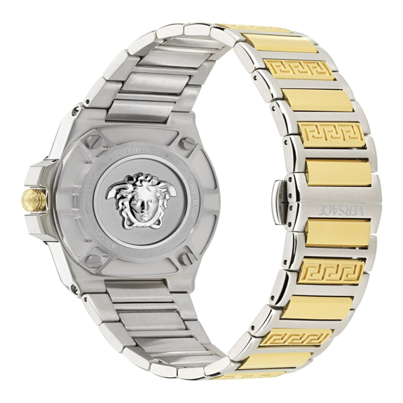 RELOJ DE PULSERA VERSACE GRECA REACTION PARA MUJER EN DOS TONOS - 4