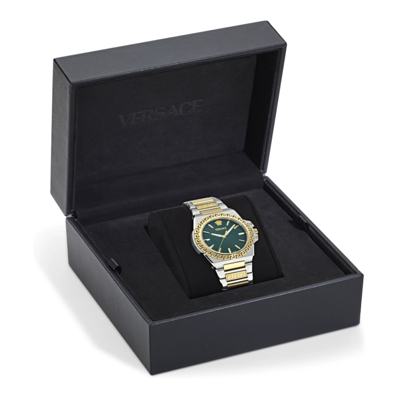 RELOJ DE PULSERA VERSACE GRECA REACTION PARA MUJER EN DOS TONOS - 5