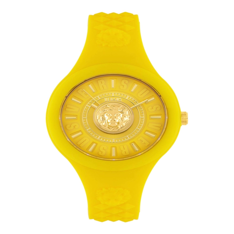 VERSUS VERSACE FIRE ISLAND LION WATCH RELOJES PARA MUJER EN AMARILLO - 1