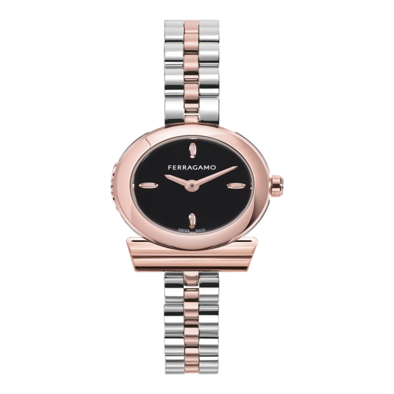 RELOJ DE PULSERA FERRAGAMO GANCINO PARA MUJER EN DOS TONOS - 2