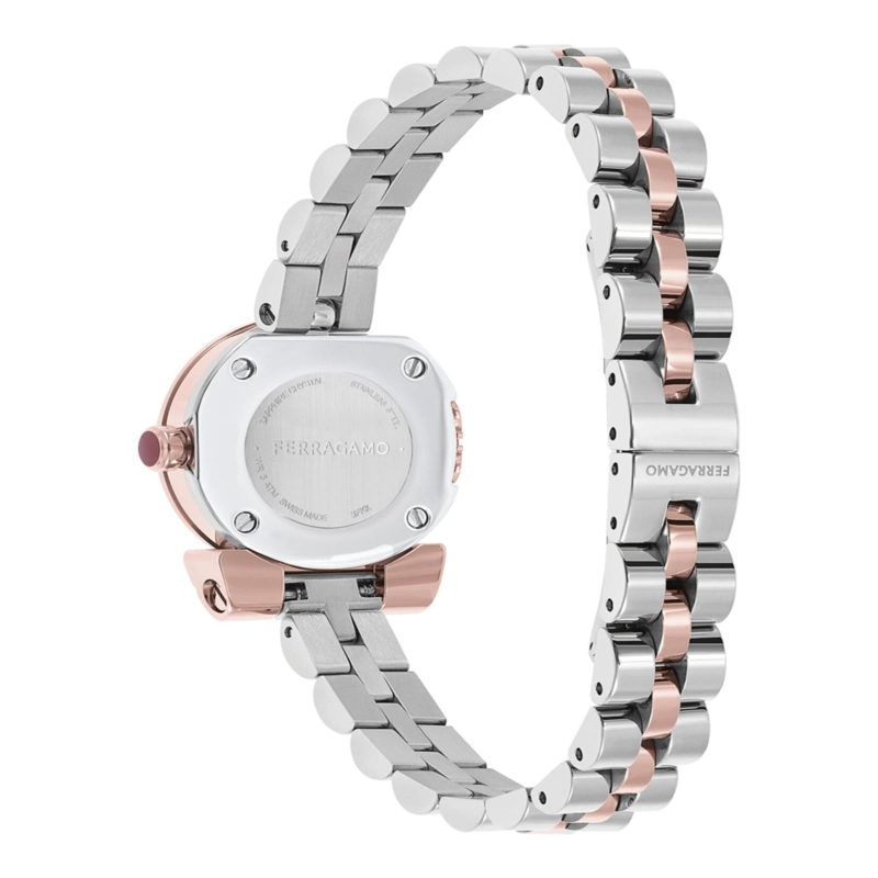 RELOJ DE PULSERA FERRAGAMO GANCINO PARA MUJER EN DOS TONOS - 4