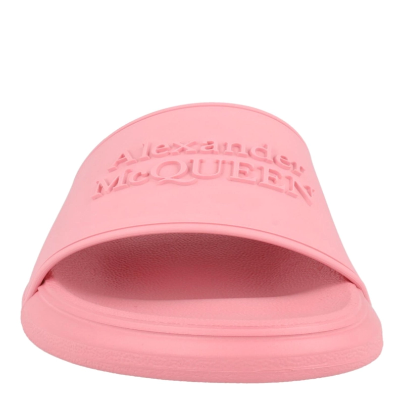 CALZADO PARA MUJER CON LOGO ESTAMPADO EN RELIEVE DE ALEXANDER MCQUEEN COLOR ROSA PASTEL - 4