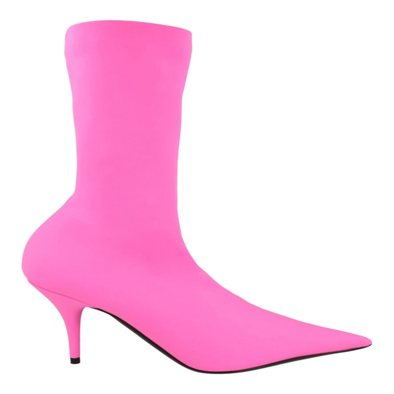 CALZADO TIPO BOTIN BALENCIAGA CON FORMA DE CALCETIN PARA MUJER EN COLOR ROSA FLUORESCENTE - 1