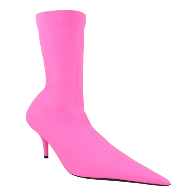 CALZADO TIPO BOTIN BALENCIAGA CON FORMA DE CALCETIN PARA MUJER EN COLOR ROSA FLUORESCENTE - 2