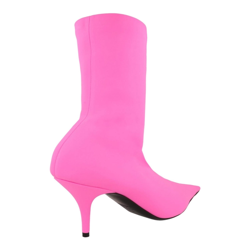 CALZADO TIPO BOTIN BALENCIAGA CON FORMA DE CALCETIN PARA MUJER EN COLOR ROSA FLUORESCENTE - 3