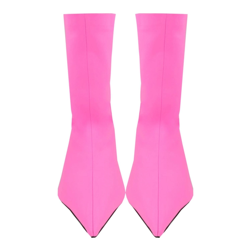 CALZADO TIPO BOTIN BALENCIAGA CON FORMA DE CALCETIN PARA MUJER EN COLOR ROSA FLUORESCENTE - 5