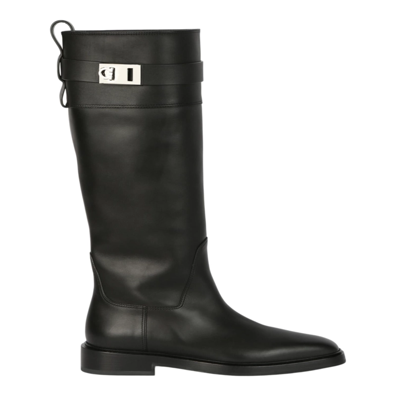 BOTAS HASTA LA RODILLA FERRAGAMO BUGO PARA MUJER EN COLOR NEGRO - 1