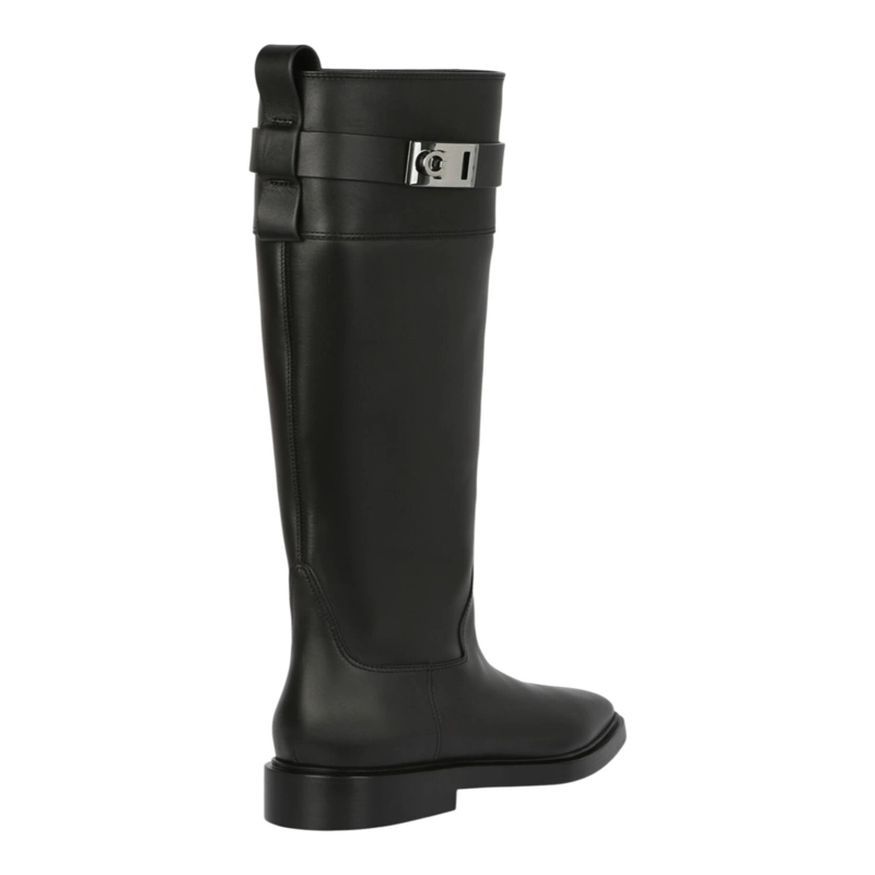 BOTAS HASTA LA RODILLA FERRAGAMO BUGO PARA MUJER EN COLOR NEGRO - 3