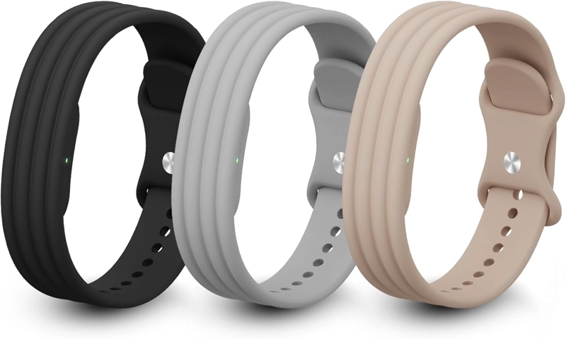 PAQUETE DE 3 CORREAS DE SILICONA COMPATIBLES CON GOOGLE FITBIT - 1