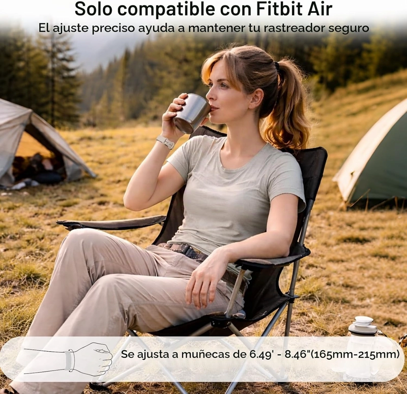 PAQUETE DE 3 CORREAS DE SILICONA COMPATIBLES CON GOOGLE FITBIT - 2