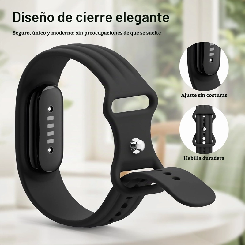 PAQUETE DE 3 CORREAS DE SILICONA COMPATIBLES CON GOOGLE FITBIT - 3