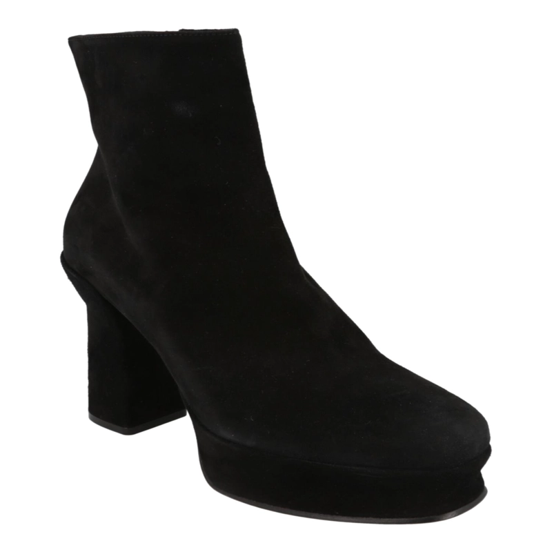 BOTINES FERRAGAMO SANDRA SUEDE CON PLATAFORMA PARA MUJER EN COLOR NEGRO - 2