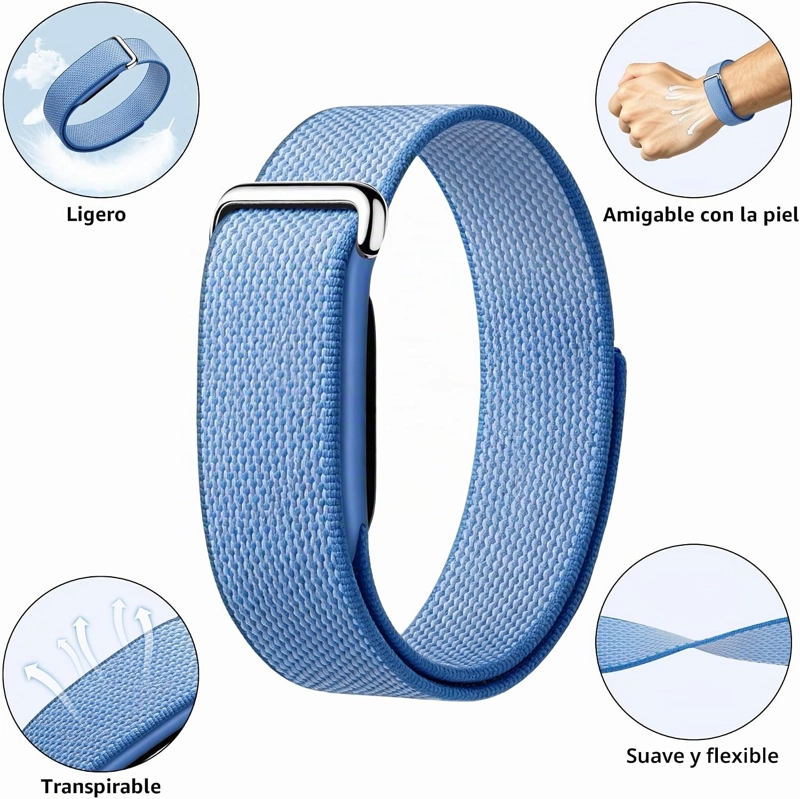 PAQUETE DE 4 CORREAS COMPATIBLES CON GOOGLE FITBIT AIR BAND PARA MUJERES Y HOMBRES, CORREA - 2
