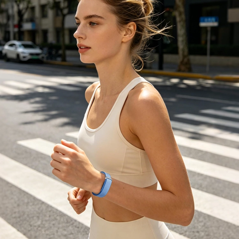 PAQUETE DE 4 CORREAS COMPATIBLES CON GOOGLE FITBIT AIR BAND PARA MUJERES Y HOMBRES, CORREA - 5