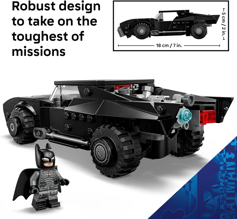 LEGO DC BATMAN: THE BATMAN BATMOBILE - JUGUETE DE CONSTRUCCION PARA NIÑOS, BLOQUES DE CONSTRUCCION - 3