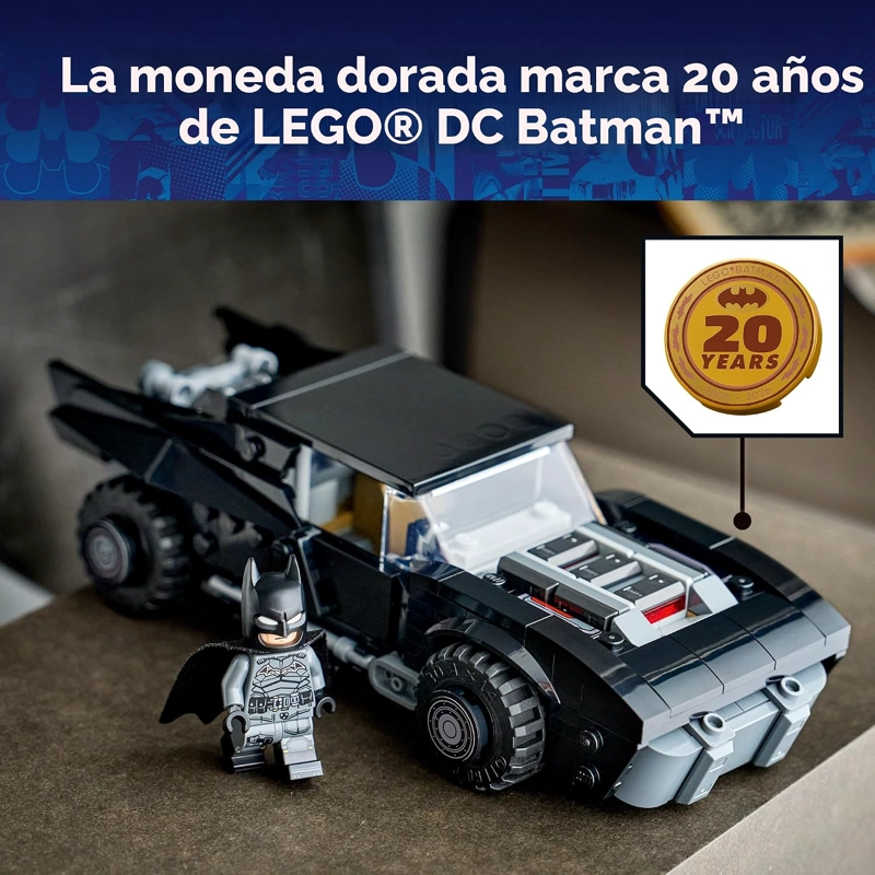 LEGO DC BATMAN: THE BATMAN BATMOBILE - JUGUETE DE CONSTRUCCION PARA NIÑOS, BLOQUES DE CONSTRUCCION - 6