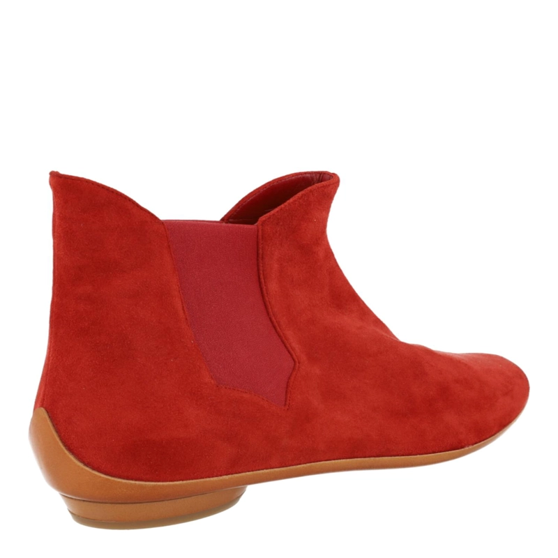 BOTAS CHELSEA FERRAGAMO MONTANA ARCHIVE DE LOS AÑOS 60 EDICION LIMITADA PARA MUJER EN ROJO - 3