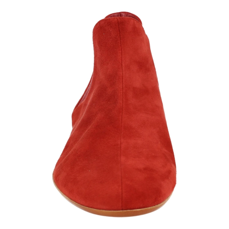 BOTAS CHELSEA FERRAGAMO MONTANA ARCHIVE DE LOS AÑOS 60 EDICION LIMITADA PARA MUJER EN ROJO - 4