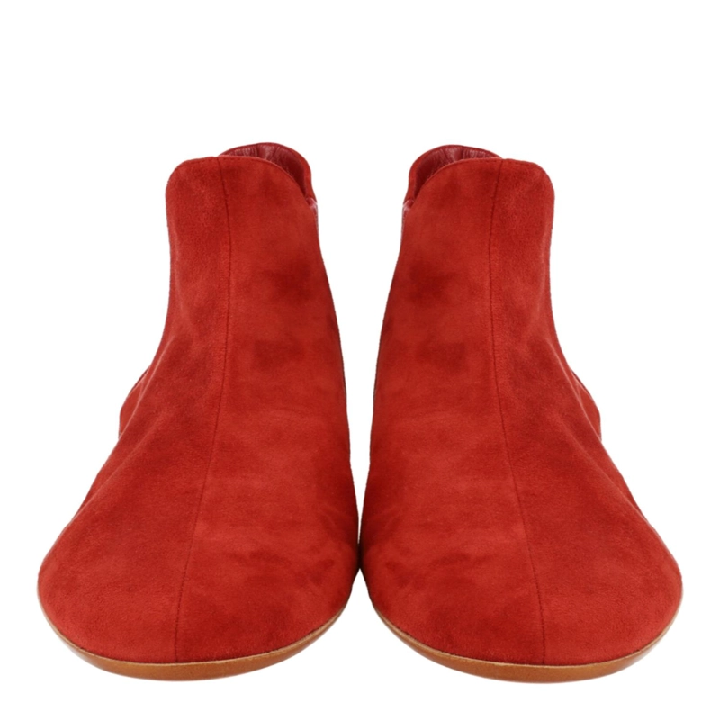 BOTAS CHELSEA FERRAGAMO MONTANA ARCHIVE DE LOS AÑOS 60 EDICION LIMITADA PARA MUJER EN ROJO - 5