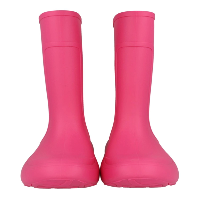 BOTAS DE LLUVIA CON EL LOGOTIPO DE FERRAGAMO GANCINI PARA MUJER EN COLOR ROSA - 5