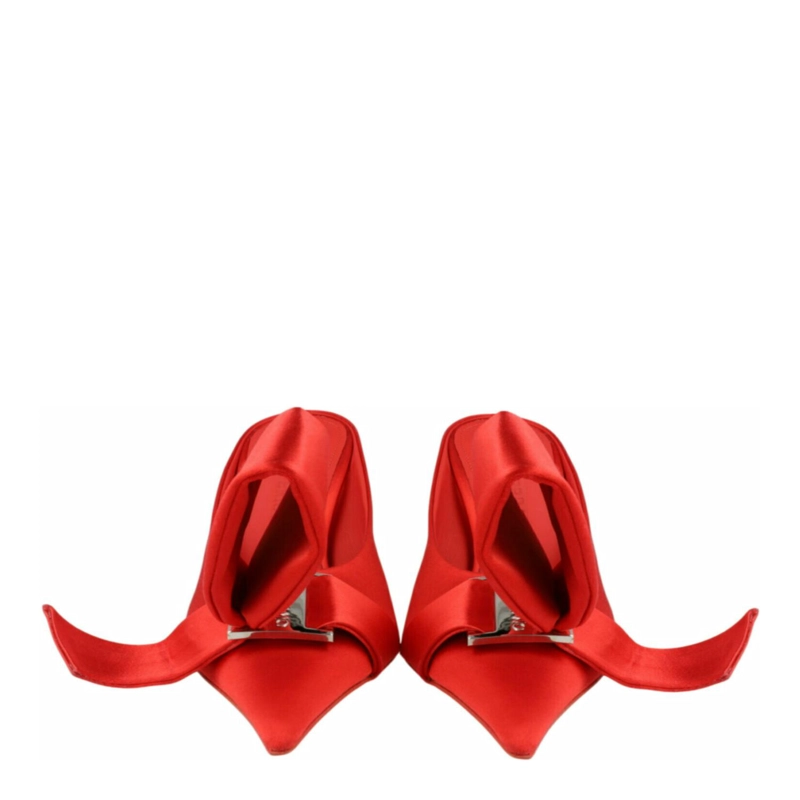 CALZADO FERRAGAMO EII 85 MULES PARA MUJER EN COLOR ROJO - 5