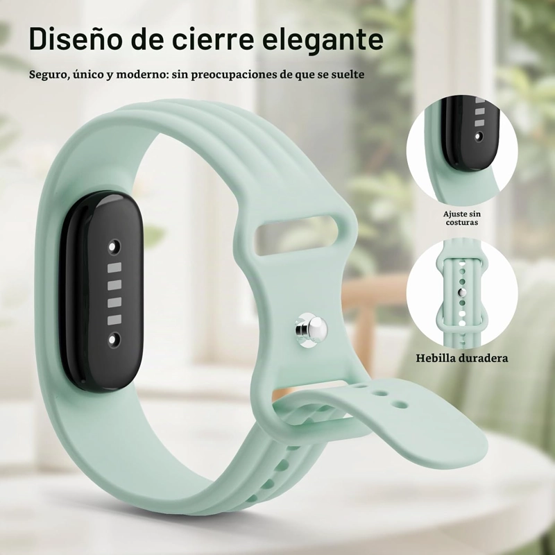 3 PACK PAQUETE SILICONE STRAPS COMPATIBLE CON GOOGLE FITBIT AIR BAND - 3