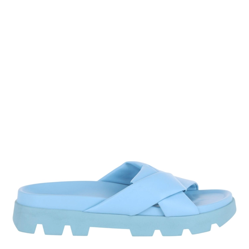CALZADO FERRAGAMO AIR LUG SLIDES PARA MUJER EN AZUL - 1