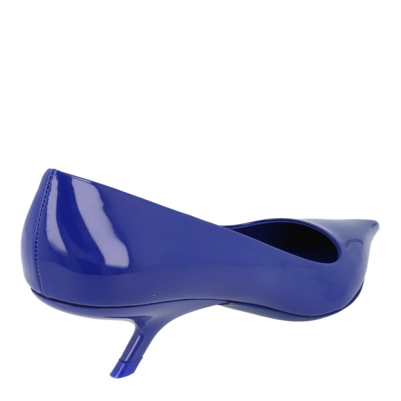 ZAPATOS DE TACON FERRAGAMO EVA 55 DE CHAROL PARA MUJER EN COLOR AZUL - 3