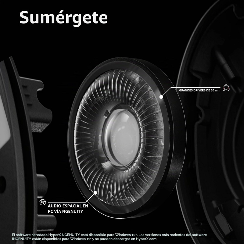 HYPERX CLOUD STINGER 3 - AURICULARES INALAMBRICOS PARA JUEGOS PARA XBOX, HYPERX SIGNATURE COMFORT, - 5
