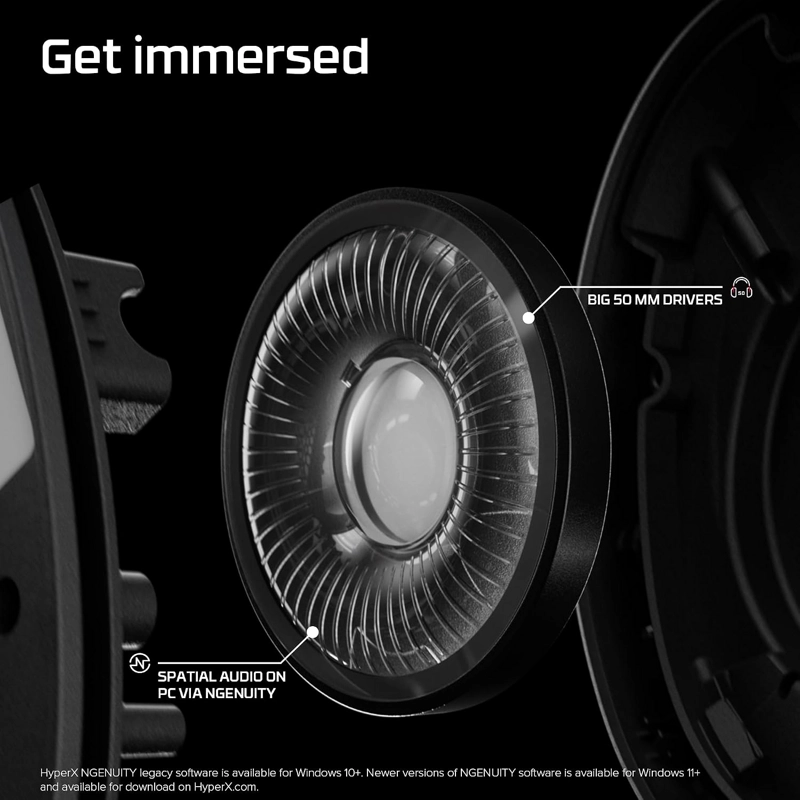 HYPERX CLOUD STINGER 3 - AURICULARES INALAMBRICOS PARA JUEGOS PARA XBOX, HYPERX SIGNATURE COMFORT, - 5