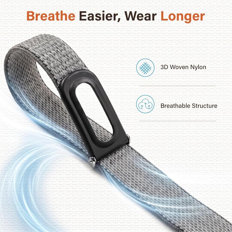 3 PACK PAQUETE NYLON BANDS PARA GOOGLE FITBIT AIR, ULTRA-LIGHTWEIGHT 8G BREATHABLE - 5