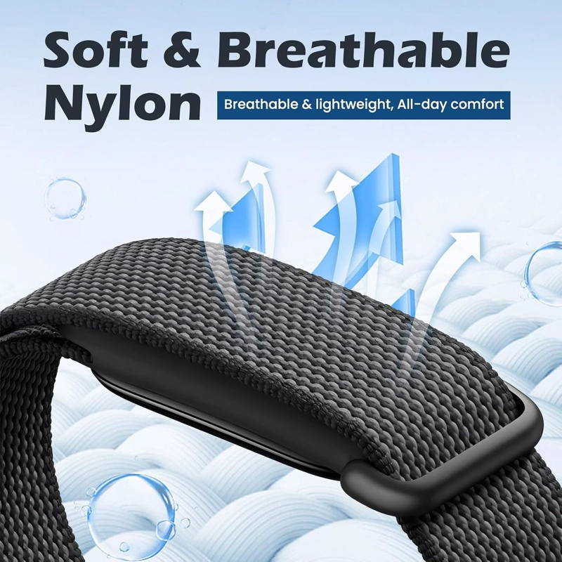 BANDAS ELASTICAS DE NAILON DEPORTIVAS COMPATIBLES CON GOOGLE FITBIT AIR BAND - 3