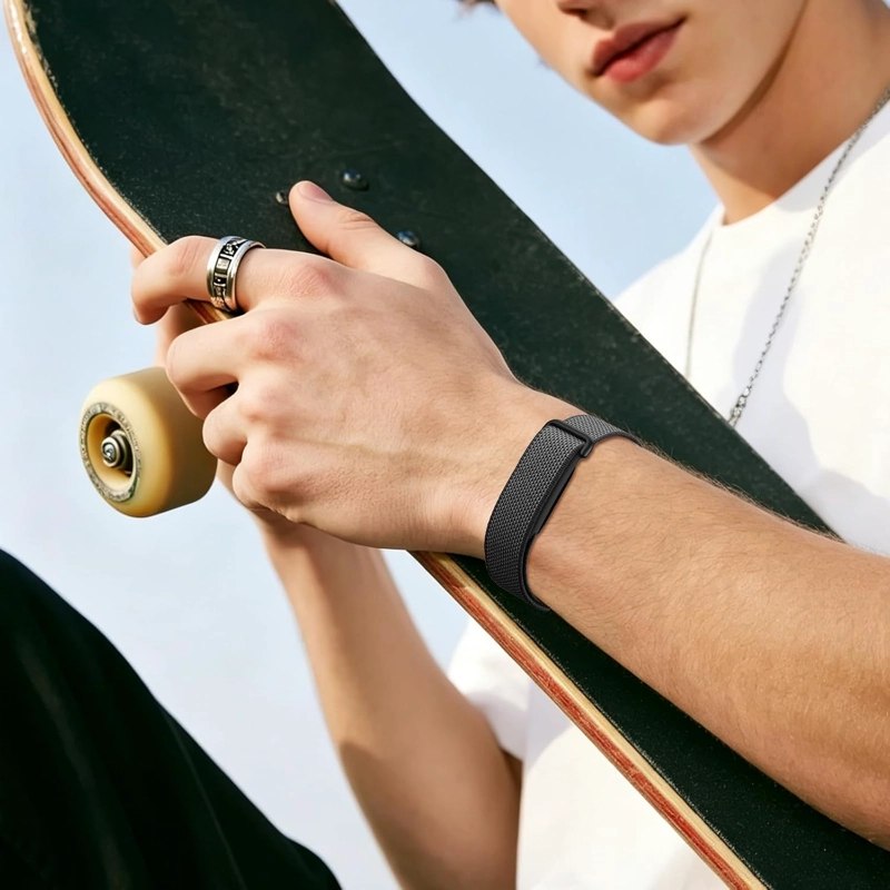 BANDAS ELASTICAS DE NAILON DEPORTIVAS COMPATIBLES CON GOOGLE FITBIT AIR BAND - 6