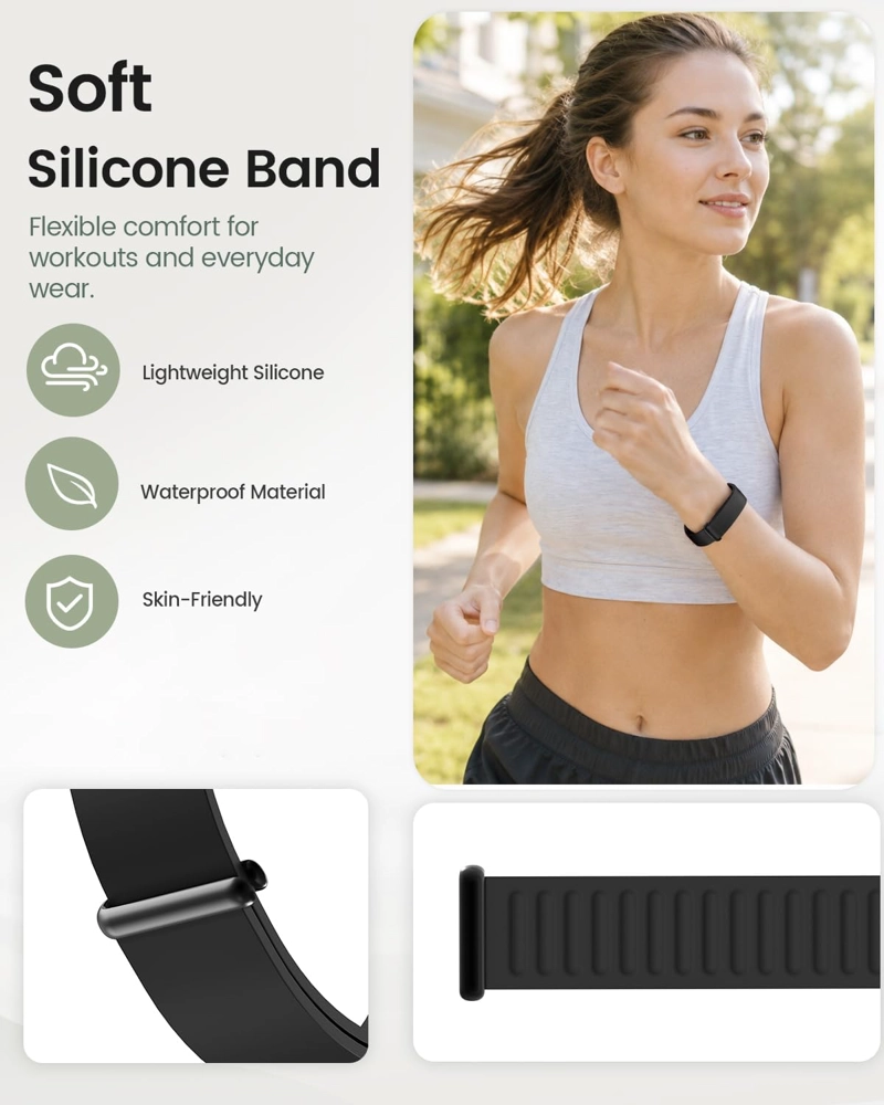 CORREA DE SILICONA COMPATIBLE CON GOOGLE FITBIT AIR, CORREA DEPORTIVA - 3