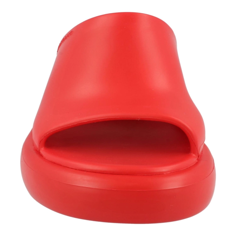 CALZADO FERRAGAMO RUBBER DEVA SLIDES PARA MUJER EN COLOR ROJO - 4