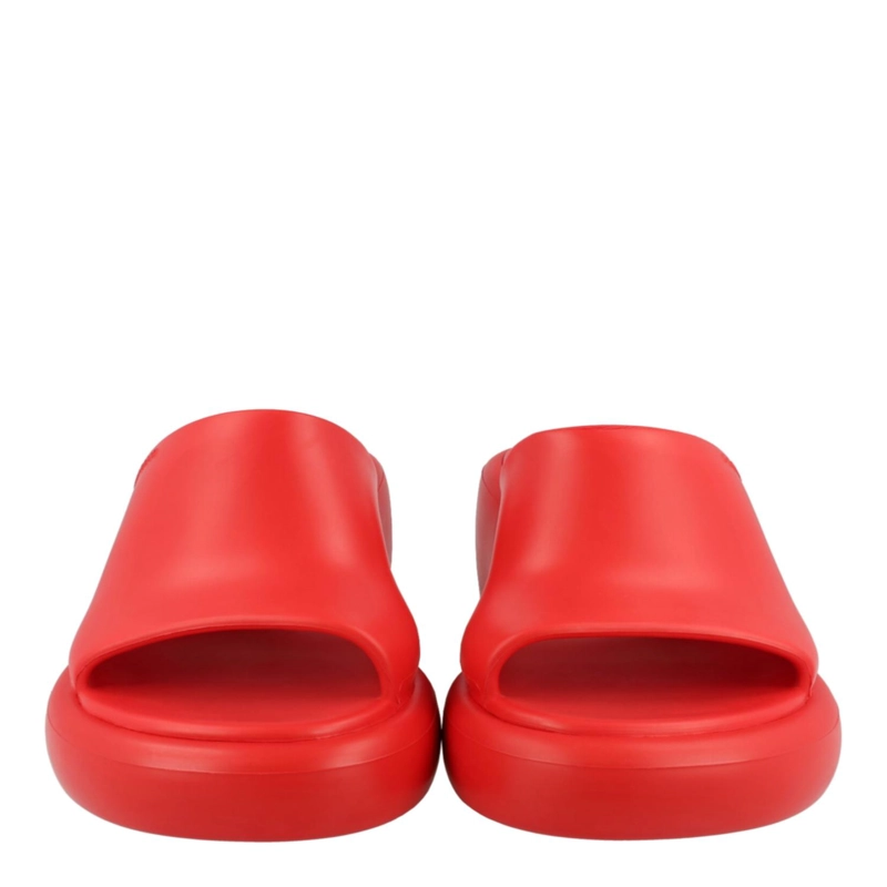 CALZADO FERRAGAMO RUBBER DEVA SLIDES PARA MUJER EN COLOR ROJO - 5