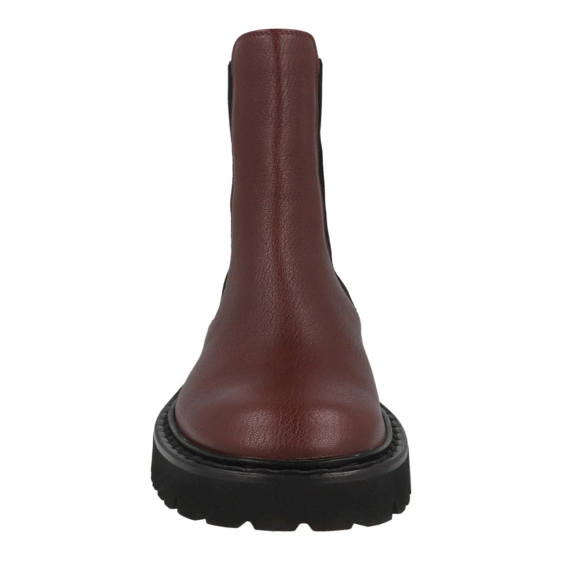 BOTAS CHELSEA DE PIEL FERRAGAMO PARA MUJER EN COLOR MARRON - 4