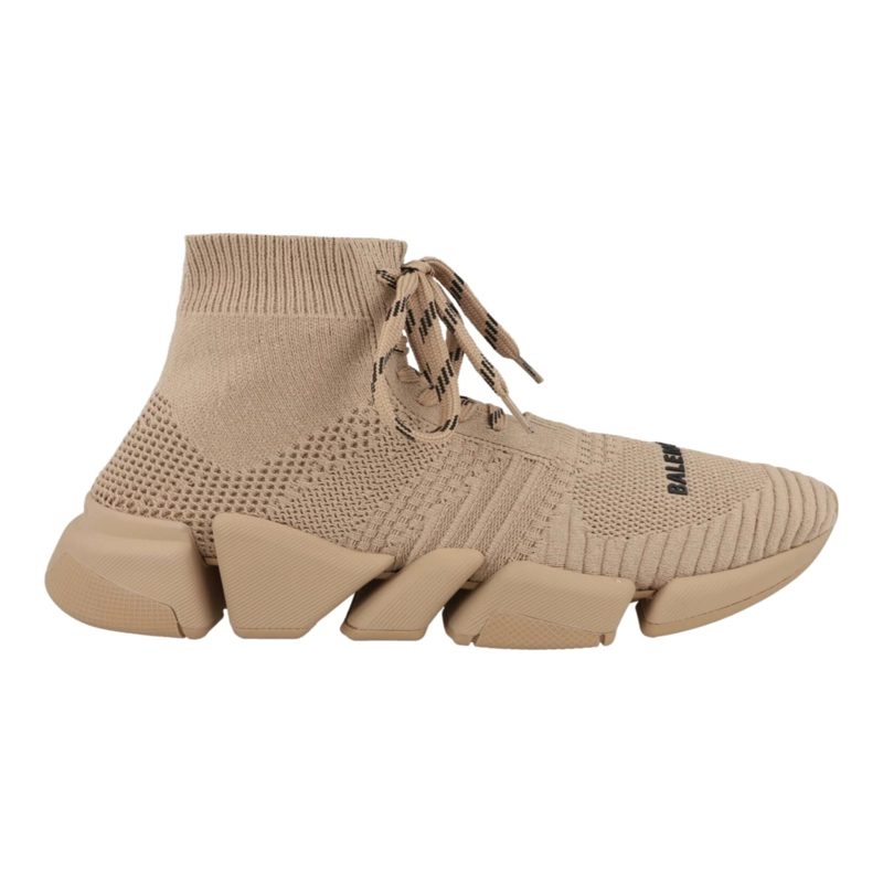 ZAPATILLAS ALTAS CON CORDONES SPEED 20 DE BALENCIAGA PARA MUJER EN COLOR BEIGE - 1