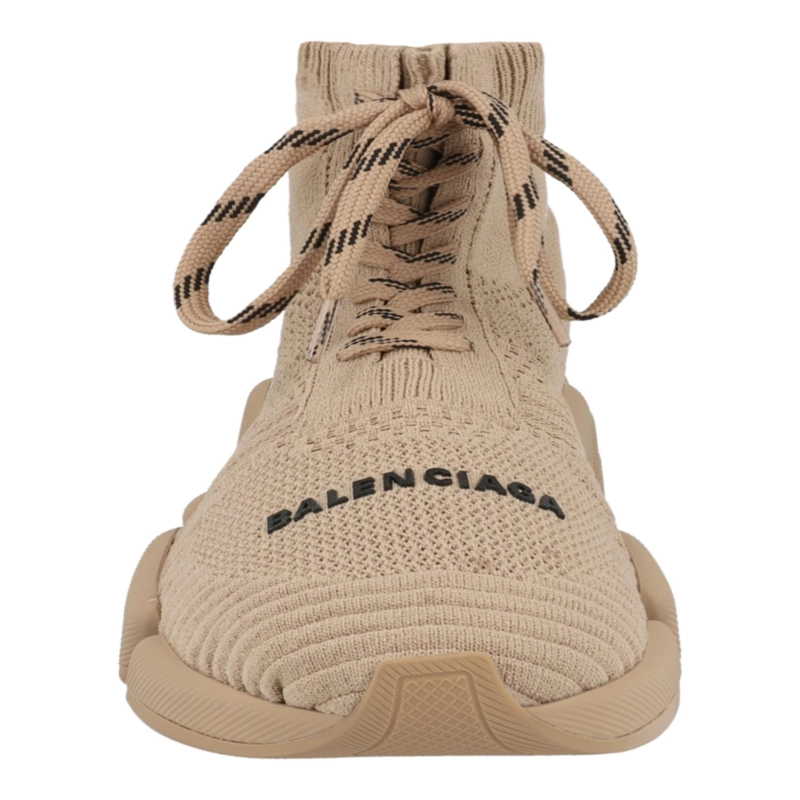 ZAPATILLAS ALTAS CON CORDONES SPEED 20 DE BALENCIAGA PARA MUJER EN COLOR BEIGE - 4