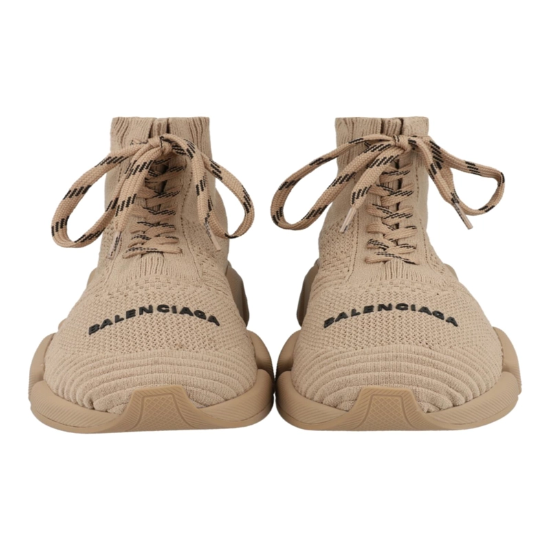 ZAPATILLAS ALTAS CON CORDONES SPEED 20 DE BALENCIAGA PARA MUJER EN COLOR BEIGE - 5