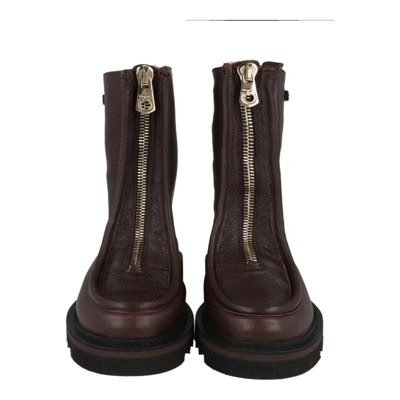BOTAS DE PIEL FERRAGAMO EURIALO F PARA MUJER EN COLOR MARRON - 5