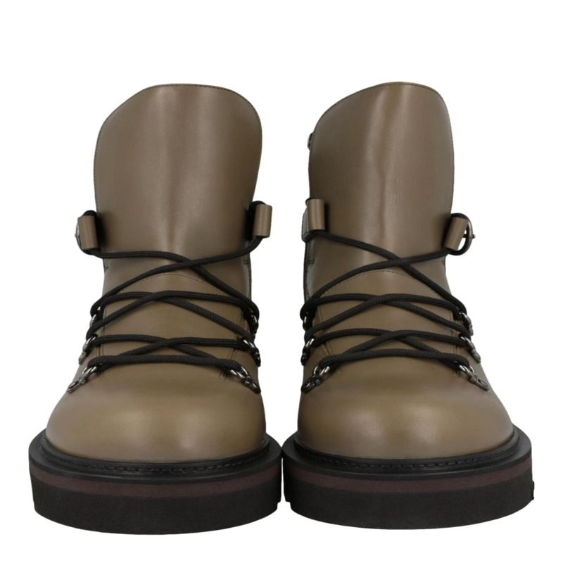 CALZADO FERRAGAMO GIULIO CON CORDONES DEMI BOOTS PARA HOMBRE EN COLOR VERDE - 5