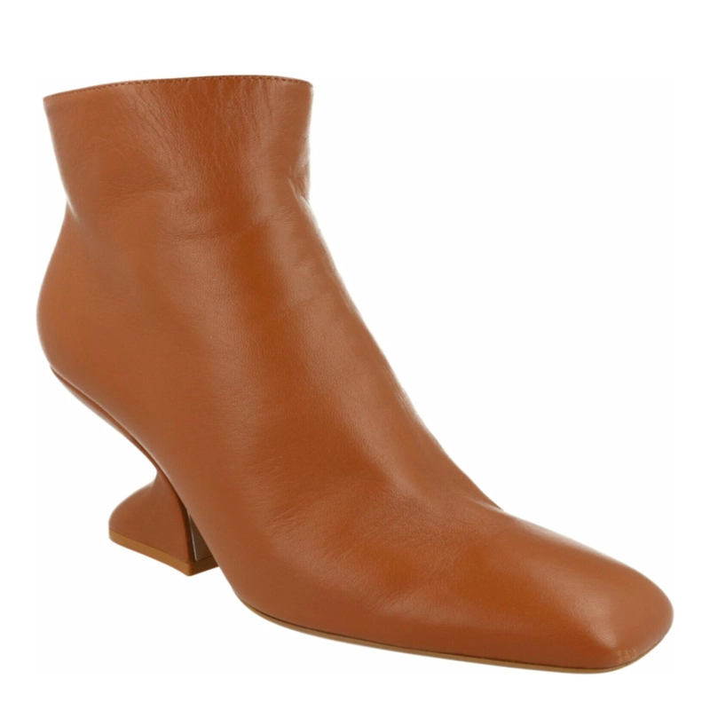 BOTINES FERRAGAMO SAL 85 PARA MUJER EN COLOR BEIGE - 2
