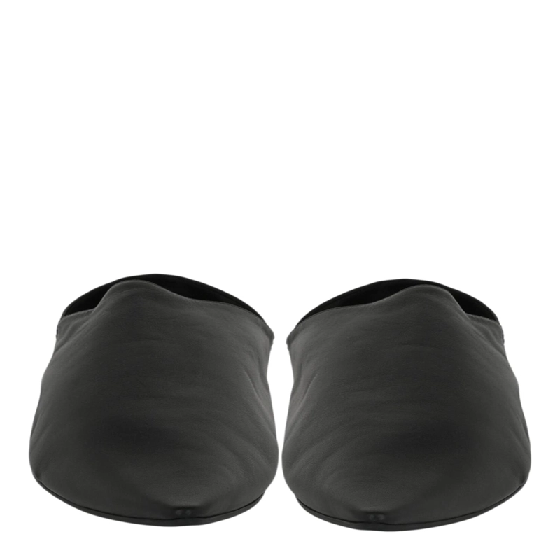 CALZADO PLANO DE CUERO PUNTIAGUDO BALENCIAGA PARA HOMBRE EN COLOR NEGRO - 5