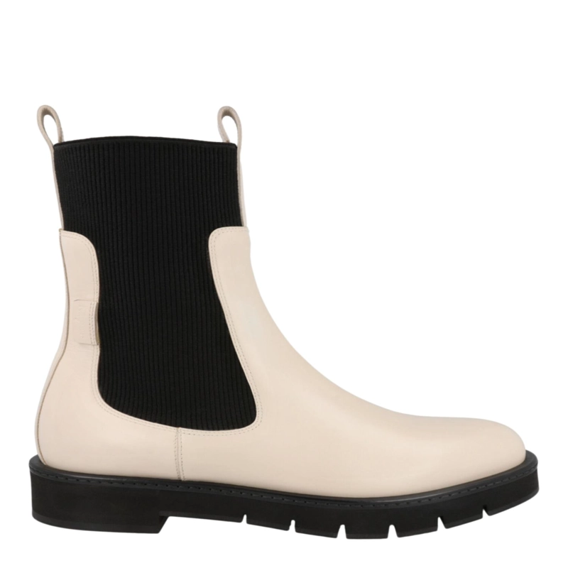 BOTAS CHELSEA FERRAGAMO ROOK PARA MUJER EN COLOR BLANCO - 1
